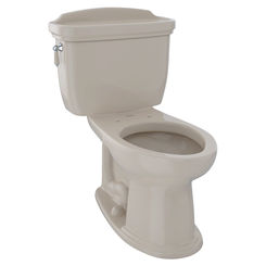 Click here to see Toto CST754EF#03 Toto Eco Dartmouth Two-Piece Elongated 1.28 GPF Universal Height Toilet, Bone - CST754EF#03
