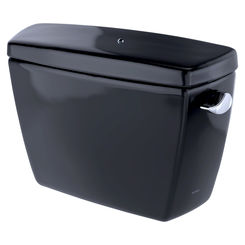Click here to see Toto ST743SRB#51 TOTO Drake G-Max 1.6 GPF Toilet Tank with Right-Hand Trip Lever and Bolt Down Lid, Ebony - ST743SRB#51