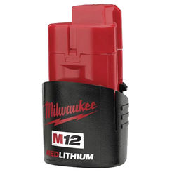 Click here to see Milwaukee 48-11-2401 RedLithium M12 48-11-2401 Compact Battery Pack, 12 V, Lithium-Ion
