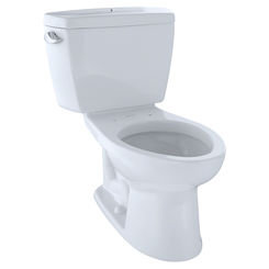 Click here to see Toto CST744SDB#01 TOTO Drake Two-Piece Elongated 1.6 GPF Toilet with Insulated Tank and Bolt Down Tank Lid, Cotton White - CST744SDB#01