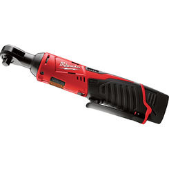 Click here to see Milwaukee 2457-21 Milwaukee 2457-21 Cordless Ratchet Kit, 12 V, Li-Ion, 3/8 in Ratcheting Chuck, 250 rpm