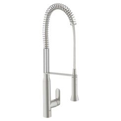 Click here to see Grohe 32951DC0 Grohe 32951DC0  Single-Handle Kitchen Faucet, SuperSteel Infinity
