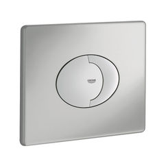 Click here to see Grohe 38506P00 Grohe 38506P00 Dual-Flush Wall Plate - Matte Chrome 