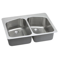 Click here to see Elkay LKHSR33229PD0 Elkay LKHSR33229PD0 Harmony Stainless Steel Double Bowl Sink Package