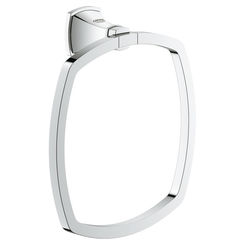 Click here to see Grohe 40630000  GROHE  40630000 StarLight Chrome Grandera 8-Inch Towel Ring
