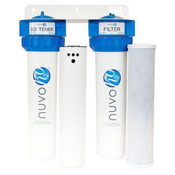 Water Softener Systems Home Softening Plumbersstock Nuvoh2o Dpncb Complete System Water Softener Cartridge Carbon Filter