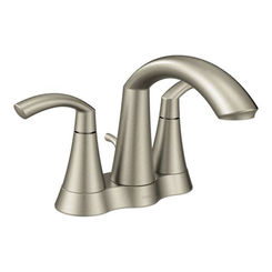 Click here to see Moen 6172BN Moen 6172BN Glyde Two-Handle High Arc 4-Inch Centerset Bathroom Faucet, Brushed Nickel