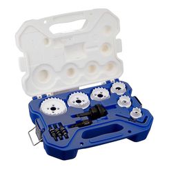 Click here to see Lenox 30878500CHC Lenox 30878500CHC Carbide Hole Cutter Electrician's Kit, 15 Piece