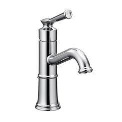 Click here to see Moen 6402 Moen 6402 Chrome Belfield Single-Handle Lavatory Faucet