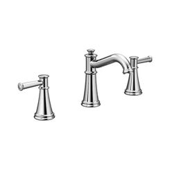Click here to see Moen T6405 Moen T6405 Chrome Belfield Two-Handle Widespread Lavatory Faucet Trim
