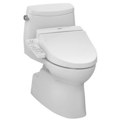 Click here to see Toto MW6142034CEFG#01 TOTO MW6142034CEFG#01 WASHLET+ Carlyle II One-Piece Toilet w/ C100 - Cotton White, Elongated
