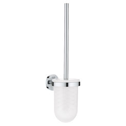 Click here to see Grohe 40374001 Grohe 40374001  Essentials Toilet Brush Set, StarLight Chrome