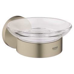 Click here to see Grohe 40444EN1 Grohe 40444EN1 Essentials Soap Dish w/ Holder, Brushed Nickel