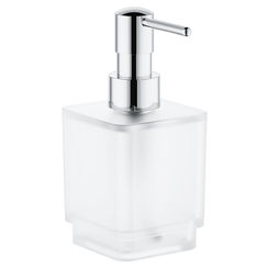 Click here to see Grohe 40805000 Grohe 40805000 Selection Cube Soap Dispenser - StarLight Chrome