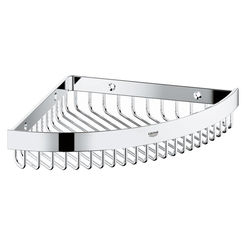 Click here to see Grohe 40809000 Grohe 40809000 Selection Cube Large Corner Basket - StarLight Chrome 