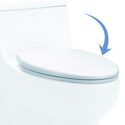 Click here to see Eago R-358SEAT EAGO R-358SEAT Replacement Soft Closing Toilet Seat - White