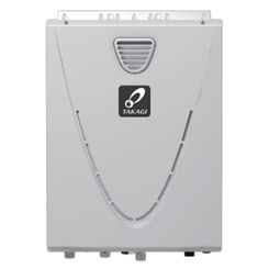 Takagi TK-540P-NEH天然气户外冷凝式水箱热水器- 199,000 BTU＂width=