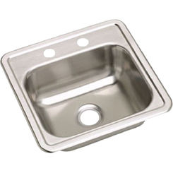Click here to see Dayton KW50115152 Dayton KW50115152 Stainless Steel Top Mount Single Bowl Kingsford Sink