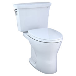 点击这里查看Toto MS748124CEMG#01 Toto MS748124CEMG#01 Drake过渡式两件套马桶，加长，双冲水，洗脸盆+现成，纯棉白色＂width=