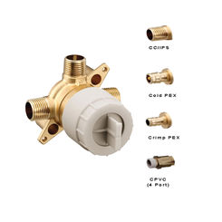 Click here to see Moen U130X Moen U130X M-CORE Shower Only Rough In Valve, PEX Connection