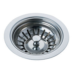 Click here to see Delta 72010 Delta 72010 Polished Chrome Kitchen Sink Flange And Strainer