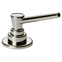 Click here to see Delta RP1001PN Delta RP1001PN Polished Nickel Classic Soap and Lotion Dispenser