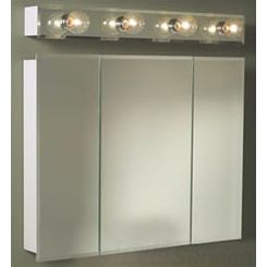 Click here to see Jensen 255036 Broan-NuTone 255036 White Horizon Recessed Medicine Cabinet, 35-3/4