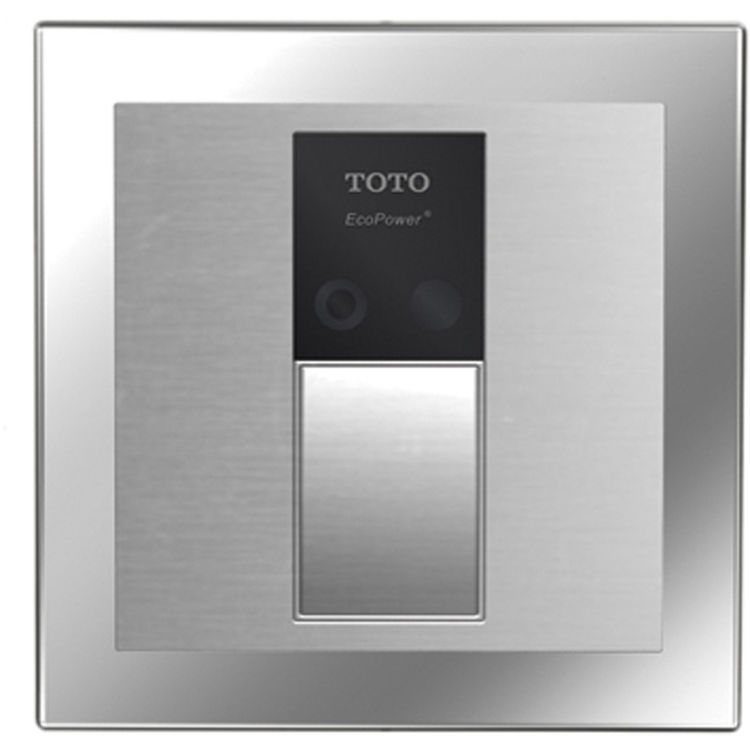 Toto TET3GN33#SS Toto TET3GN33 Stainless Sensor Toilet Flush Valve, 4x4
