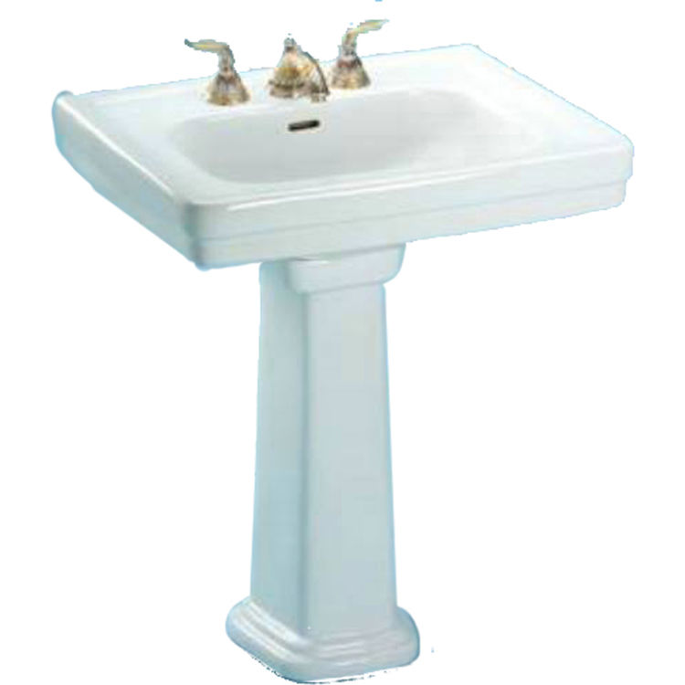 Toto Pedestal Sink Single Hole pedestal anchoring toto lpt530.8n01