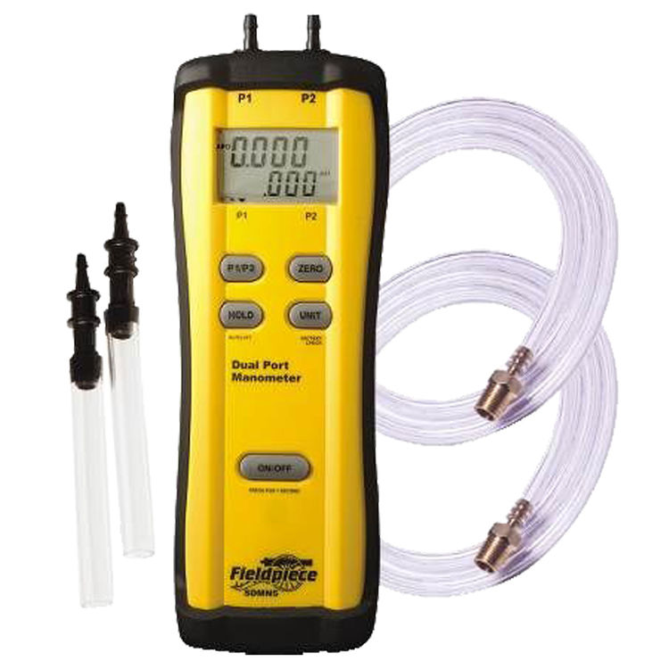 FieldPiece SDMN5 DualPort Manometer PlumbersStock