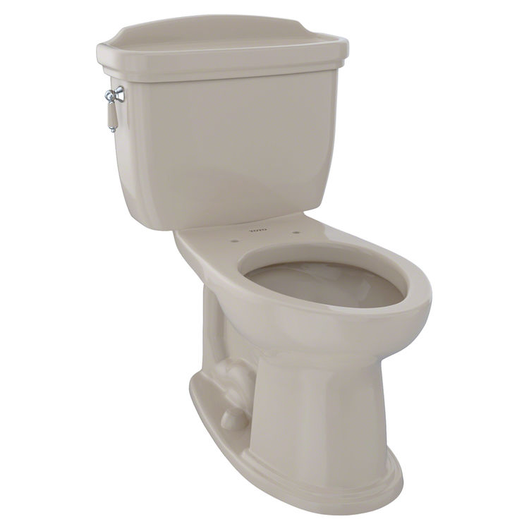 Toto CST754EF#03 Toto Eco Dartmouth Two-Piece Elongated 1.28 GPF Universal Height Toilet, Bone - CST754EF#03