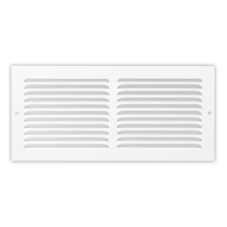 Shoemaker 1150-30X10 30x10 Soft White Baseboard Return Air Grille (Steel) - Shoemaker 1150