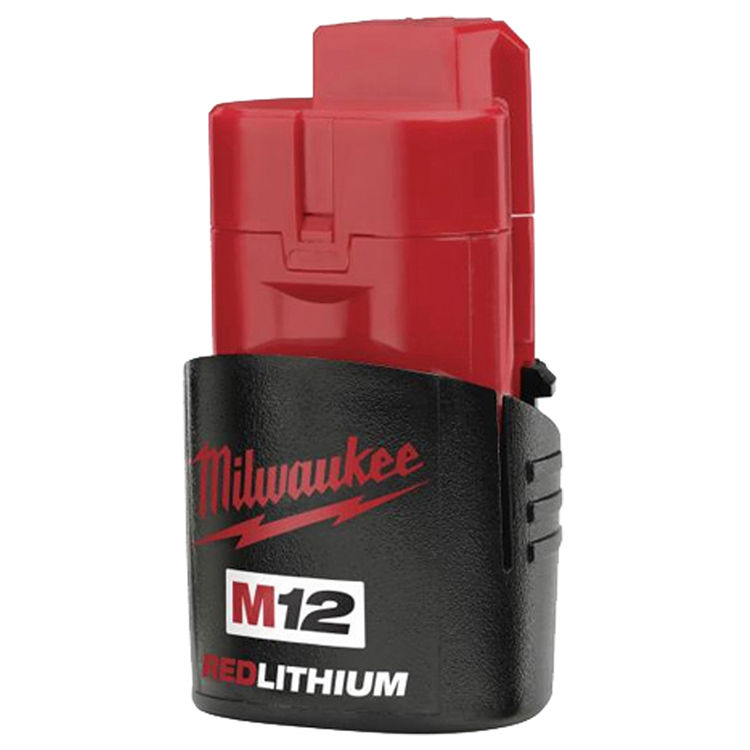 Milwaukee 48-11-2401 RedLithium M12 48-11-2401 Compact Battery Pack, 12 V, Lithium-Ion