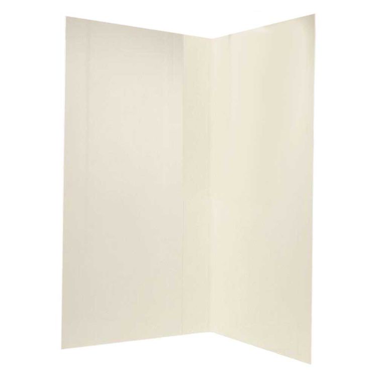 Swanstone SA38NEO037 Bone 38" Neo Angle Shower Alcove Wall