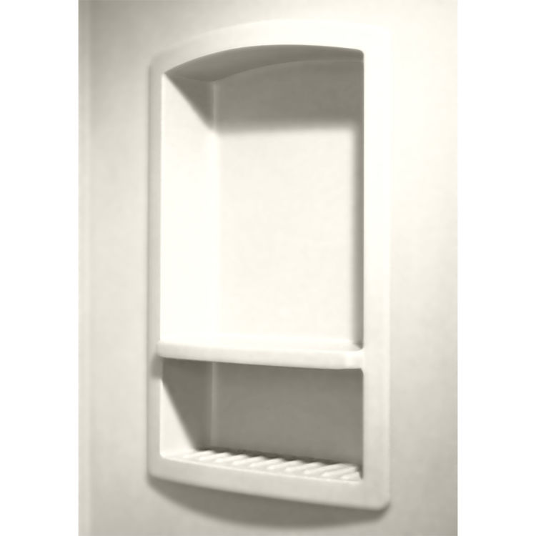 Swanstone RS2215010 White 22"X15" Recessed Shampoo Shelf