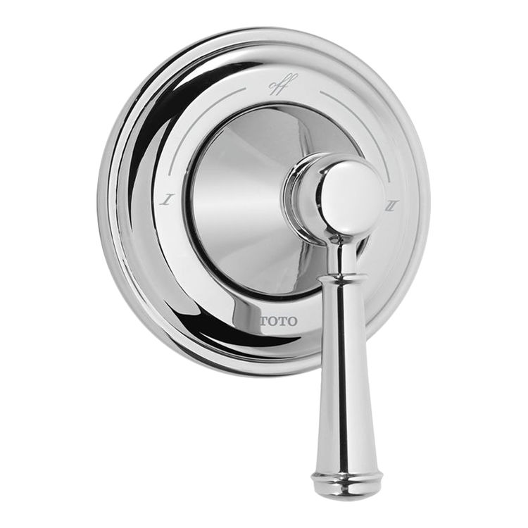 Toto TS220D1#CP Toto TS220D1#CP Vivian Two-Way Diverter Trim with Off - Lever Handle