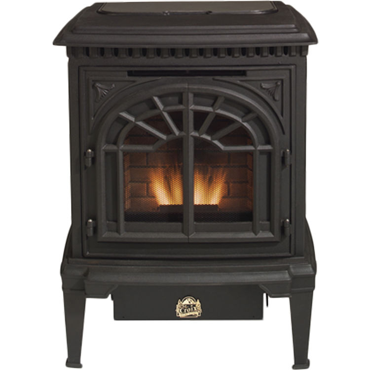 ST.CROIX HASTINGS MATTE BLACK CAST IRON PELLET STOVE PlumbersStock