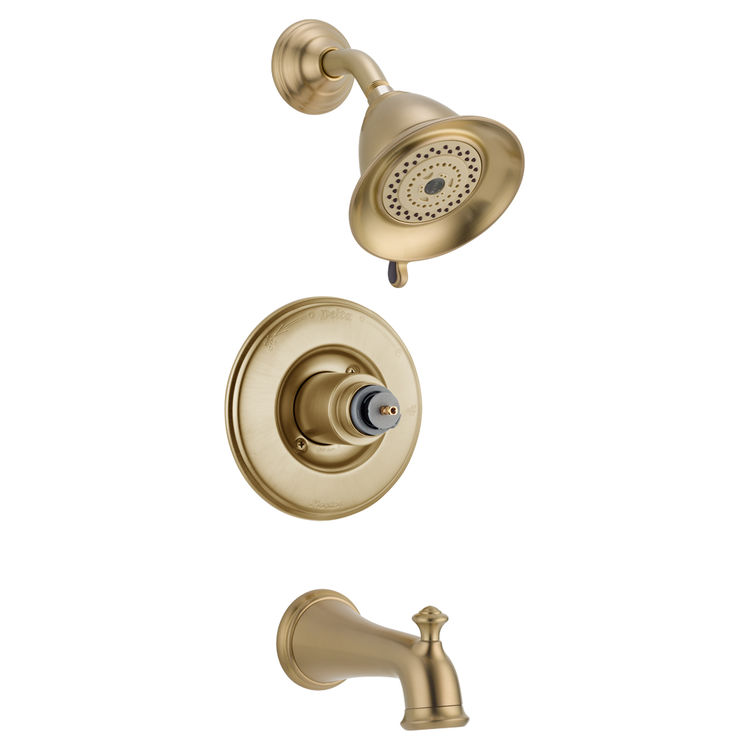 Delta T14455-CZLHP Delta T14455-CZLHP Victorian Monitor 14 Series Tub & Shower Trim (Less Handle) - Champagne Bronze