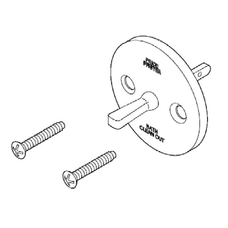 View 2 of Pfister 960041A Pfister 960041A 19 Series Bathtub Drain