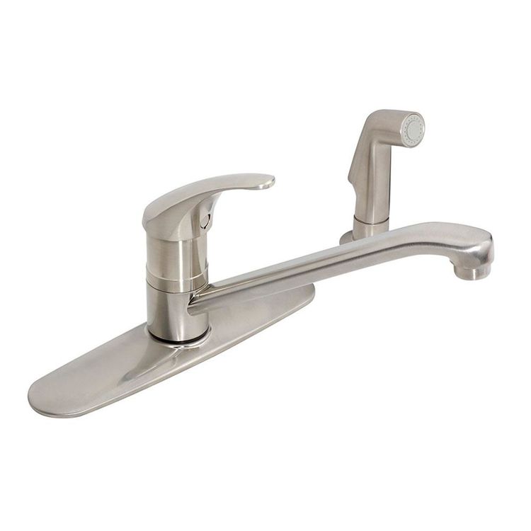 Symmons S-23-2-STN Symmons S-23-2 Satin Nickel Symmetrix Series Single Handle Kitchen Faucet