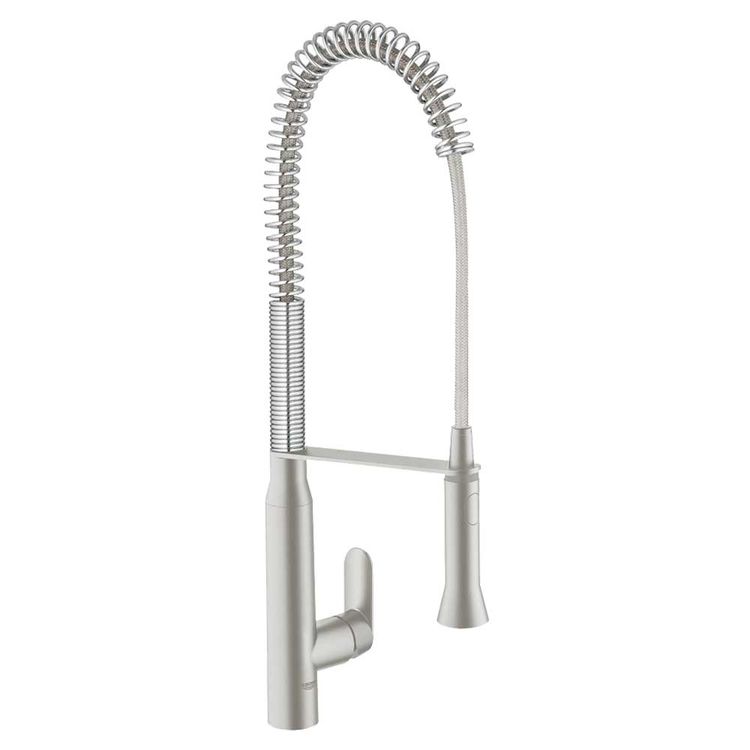 Grohe 32951dc0 Single Handle Kitchen Faucet Supersteel Infinity