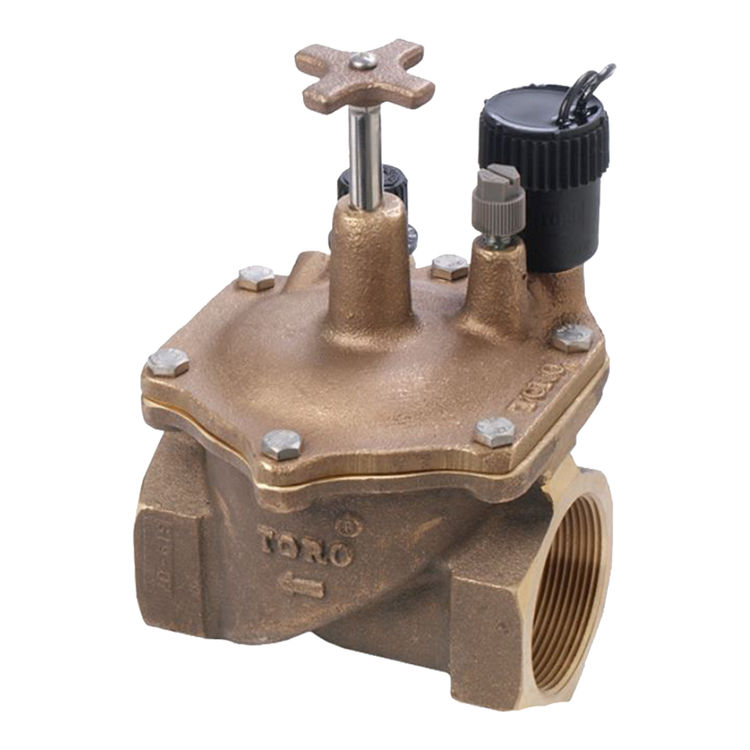 2 2 220-26-08 Toro 220 Series Brass Valve with Electric Spike Guard Solenoid