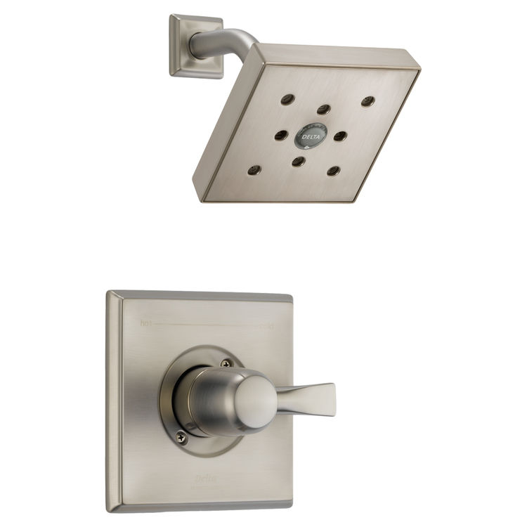 Delta T14251-SSH2O Delta T14251-SSH2O Dryden Monitor 14 Series H2Okinetic Shower Trim, Stainless Steel
