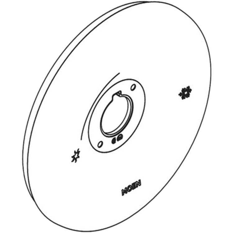 Moen 128870BN Moen 128870BN Shower Escutcheon Brushed Nickel