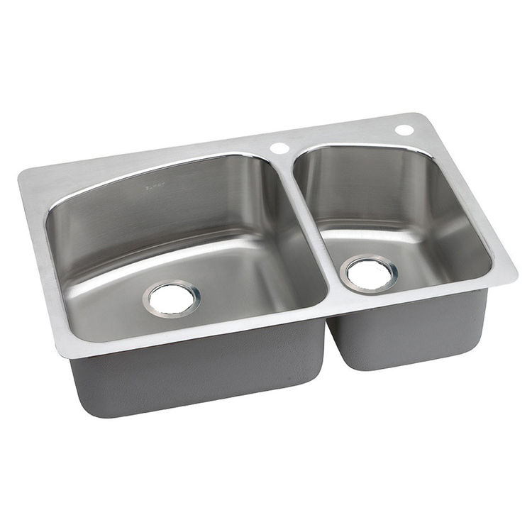 Elkay DPXSR2250R2R Elkay DPXSR2250R2R Dayton Stainless Steel Double Bowl Sink