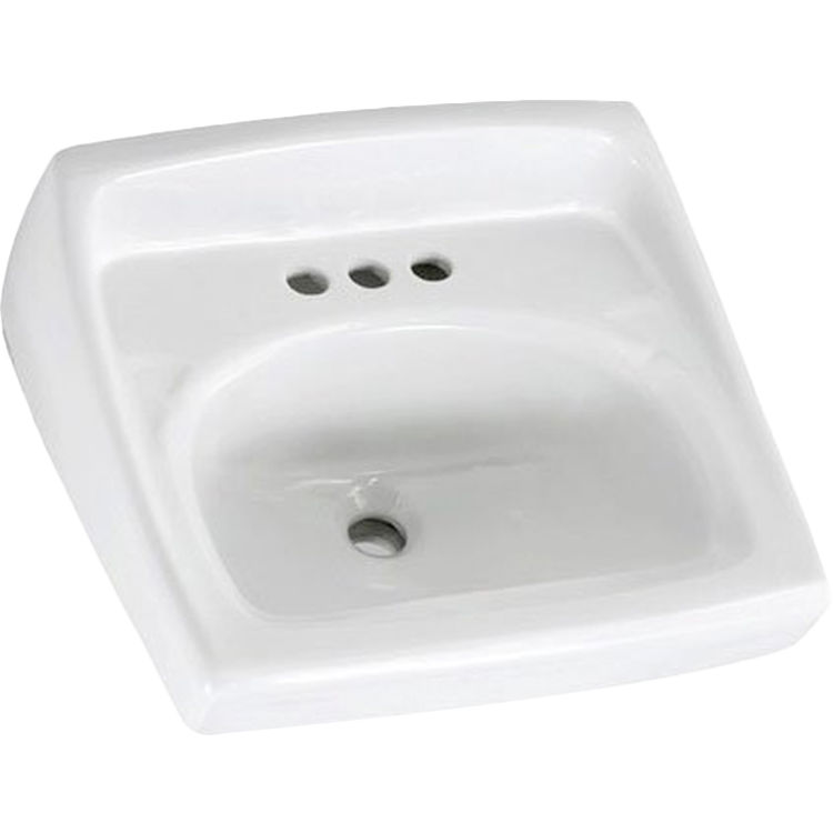 American Standard 0356.915.020 American Standard 0356.915.020 Lucerne Wall-Hung Sink less Overflow, White