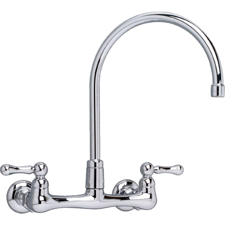 American Standard 7293 152 002 Heritage Wall Mounted Gooseneck Faucet Chrome - Wall Mount Gooseneck Faucet American Standard 7293 152 002 Heritage Wall Mounted Gooseneck Faucet Chrome - Wall Mount Gooseneck Faucet