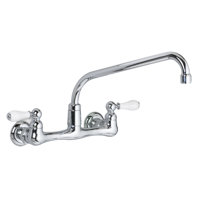 American Standard 7292 152 002 Heritage Double Handle Wall Mounted Laundry Faucet W 12 Swivel Spout Chrome - Wall Mount Laundry Faucet Canada
