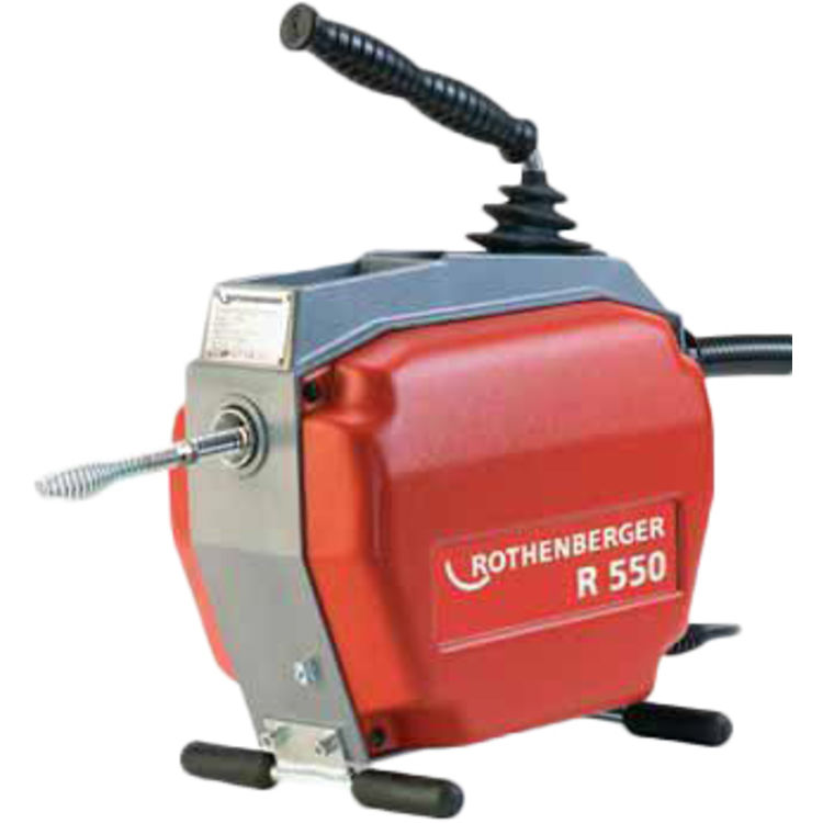 Rothenberger 79890V R550 Drain Cleaning Machine w/Accessories