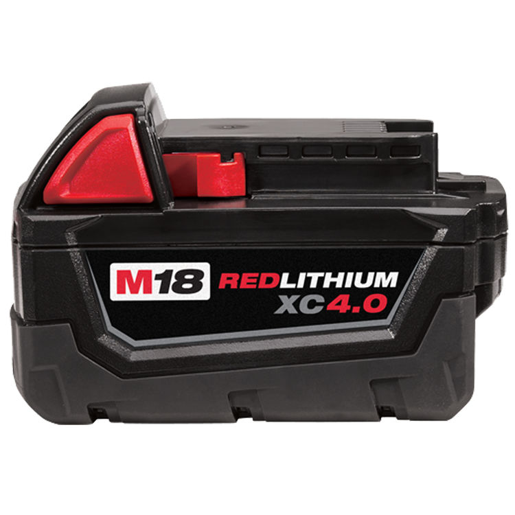 Milwaukee 48-11-1840 MILWAUKEE 48-11-1840 Milwaukee 48-11-1840 M18 REDLITHIUM XC 4.0 Extended Capacity Battery Pack